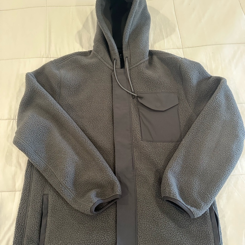 BYLT Basics Charcoal Sherpa Jacket